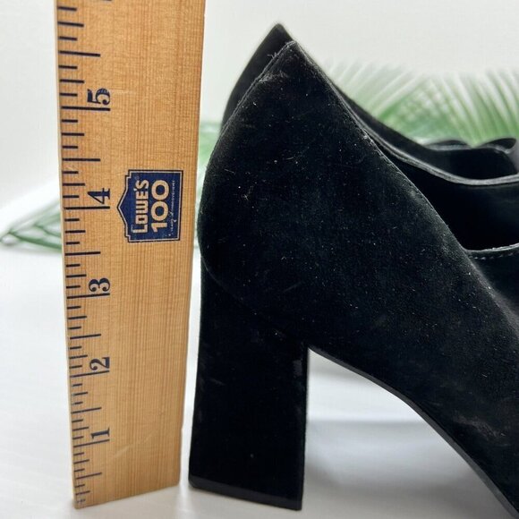 Paul Green Women's Black Suede Paul Stacia Pointed Toe Pump Heels Size 8 - Picture 2 of 13